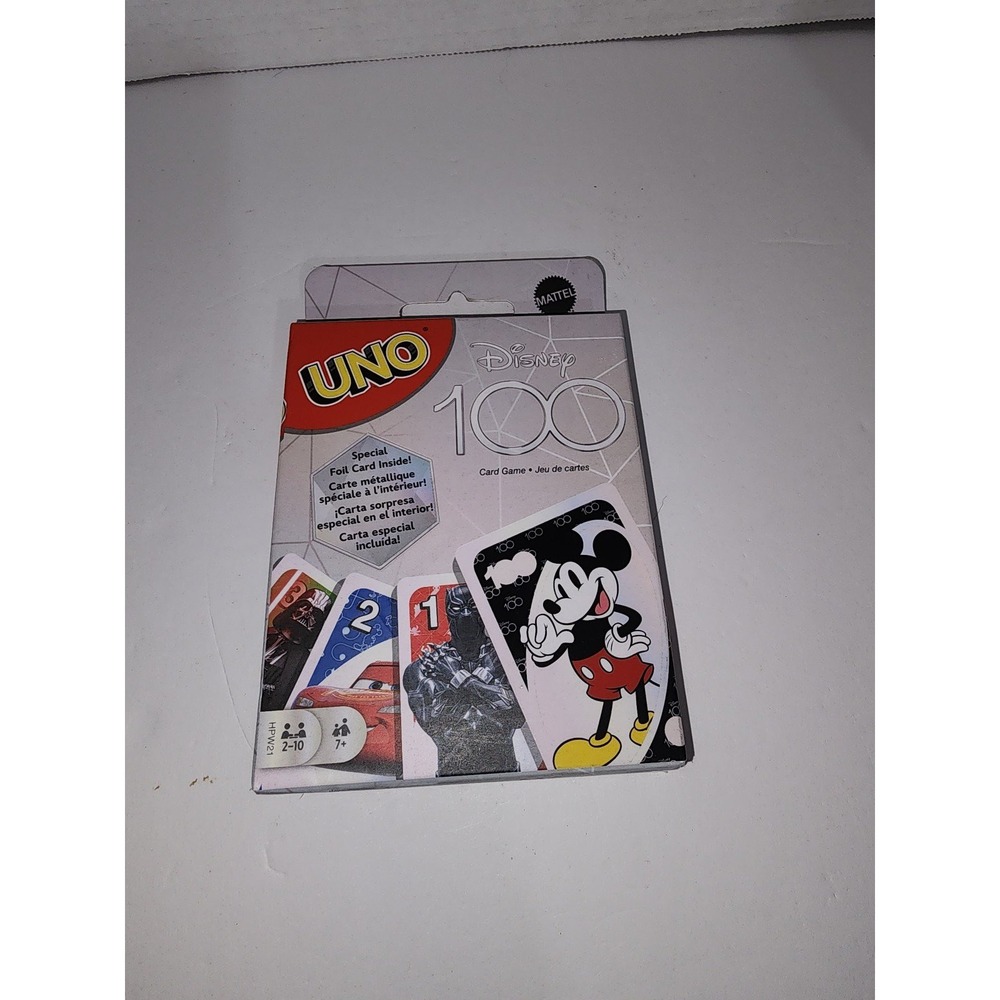 Disney 100 Years‎ UNO Card Game Brand New Foil Card